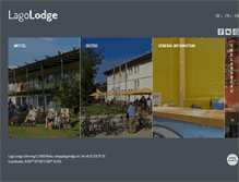 Tablet Screenshot of lagolodge.ch
